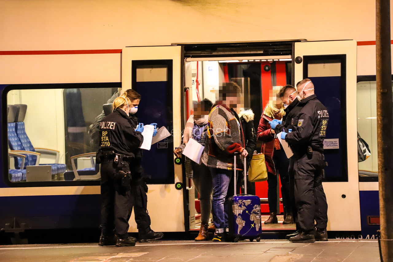 Coronavirus-Verdacht am Hagener Hauptbahnhof – Bundespolizei verteilt Aussteigekarten